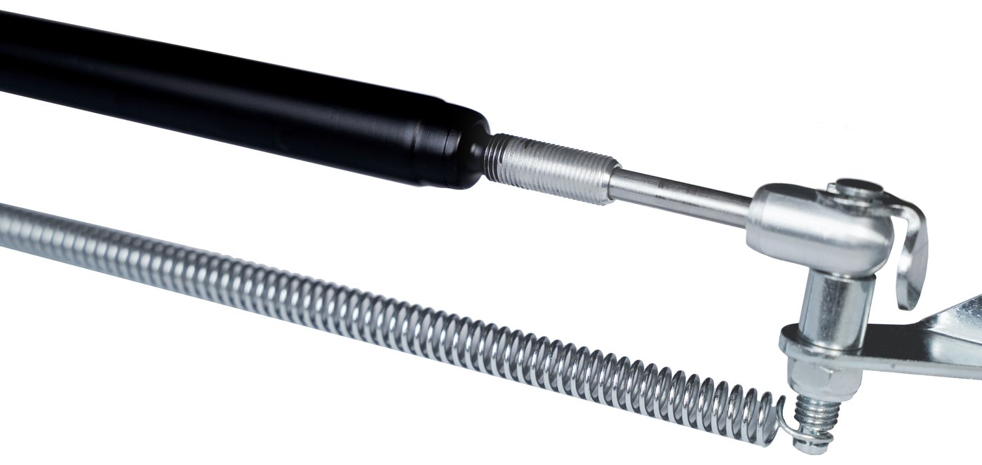 Threaded piston rod with 110 mm stroke